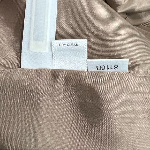 Ann Taylor Brown Tan Blue Wool Blend Blazer Jacket Loft Size 2 New - Picture 8 of 8